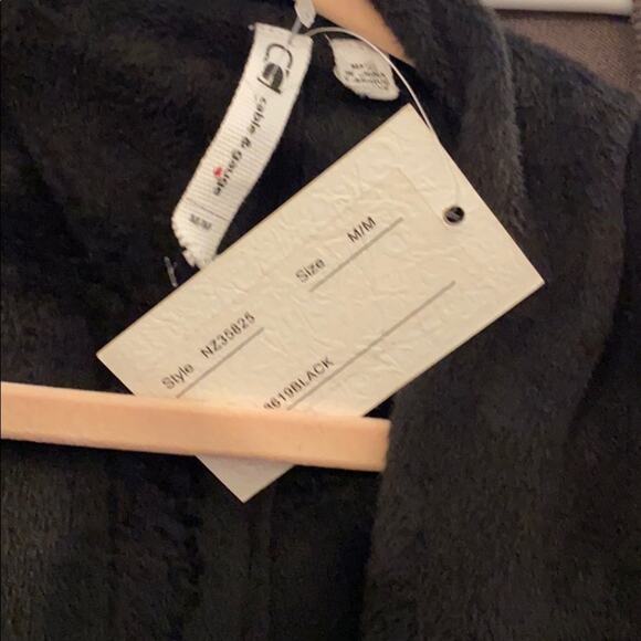 CABLE & GAUGE Black Fleece Lined Vest, M, NWT! - Picture 8 of 10